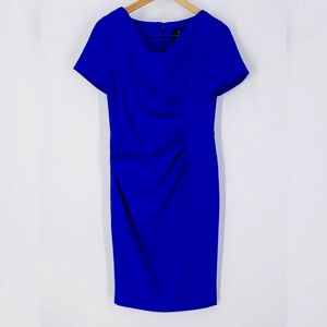 Adrianna Papell Royal Blue Sheath Dress - image 1